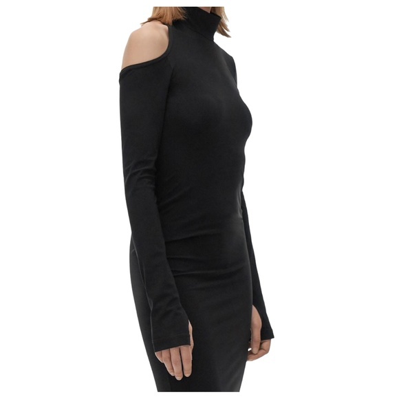 NWT Helmut Lang | Long-Sleeve Cutout Dress - Picture 4 of 5